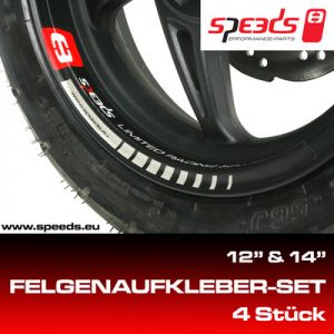 SPEEDS Felgenaufkleber Limited Racing Edition 12´´